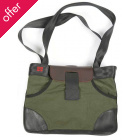 Worn Again Lydia Khaki Bag